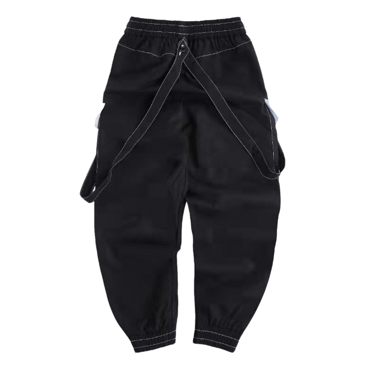 Patchwork Letter Straps Pants Streetwear Brand Techwear Combat Tactical YUGEN THEORY