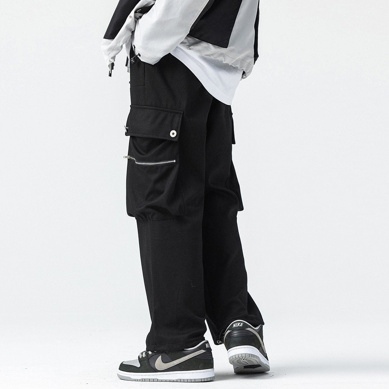 Zipper Pockets Drawstring Pants Streetwear Brand Techwear Combat Tactical YUGEN THEORY